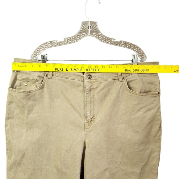 Gloria Vanderbilt Amanda Straight Jeans Women's Size 22W Cotton Blend - Picture 7 of 8